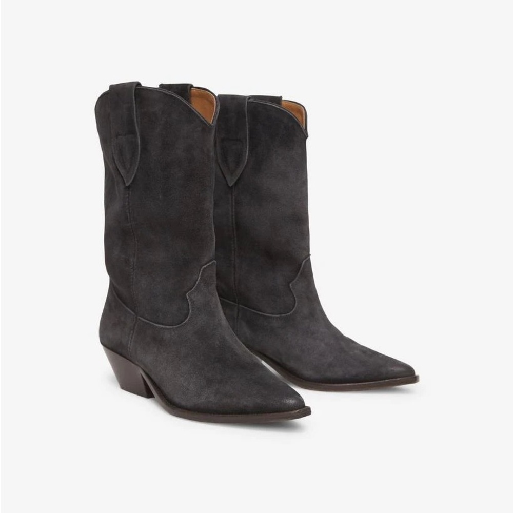 Isabel Marant Duerto Suede Western Boot - Picture 2 of 9